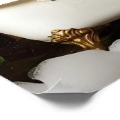 Tigre Tropical dans la Baignoire Impression - Mur (Coin)