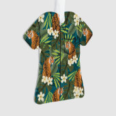 Tigre tropical Palmier hawaïen Jungle Aloha Shirt (devant)