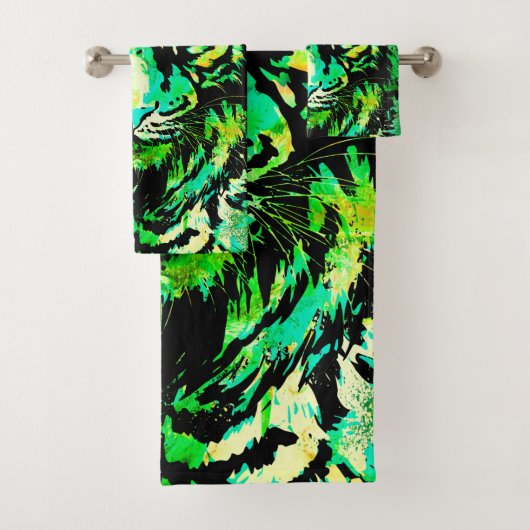 Tigre vert - Tiger - Oeuvre - Faune (En situation)