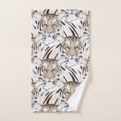 Tigre, visage de tigre, symbole 2022 (Serviette à main)