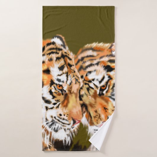 Tigres (Serviette de bain)