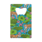 Tigres dans l'étang rose lotus (Dos)