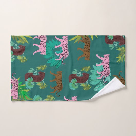 Tigres de jungle (Serviette à main)