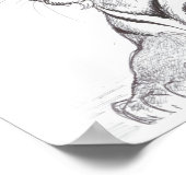 Tigres en affiche noire (Coin)