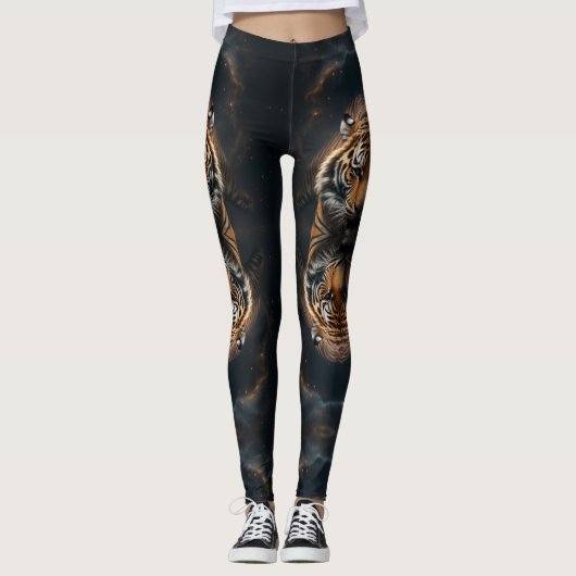 Tigres mystiques Nebula Leggings (Devant)