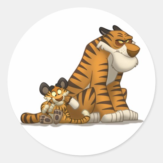 Tigres sur Stickers (Devant)