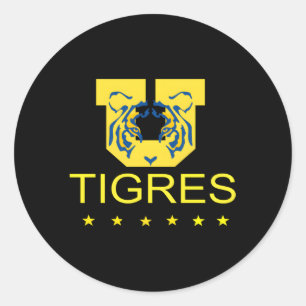 Tigres Team Futbol Voetbal Uanl Monterrey Ronde Sticker