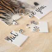 Tigress and Cub "Het leven is zwaar, mijn lievelin Legpuzzel (Zijkant)