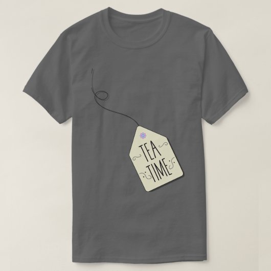 Tijd 8 van thee t-shirt (Design voorkant)