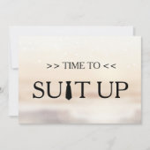 Tijd aan de Witte AchtergrondUitnodiging van de Op Kaart (Voorkant)