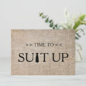 Tijd aan Geschikte Witte Achtergrond Kaart (Staand voorkant)