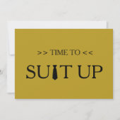 Tijd aan Geschikte Witte Achtergrond Kaart (Voorkant)