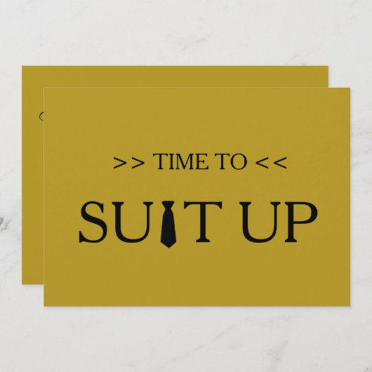 Tijd aan Geschikte Witte Achtergrond Kaart (Voorkant / Achterkant)