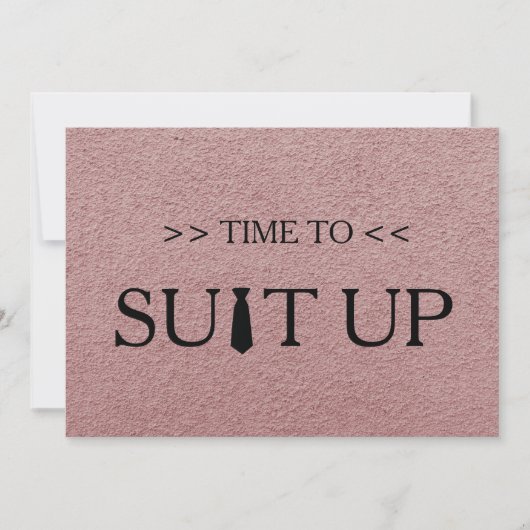 Tijd aan Geschikte Witte Achtergrond Kaart (Voorkant)