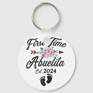 Tijd Abuelita 2024 Moederdag Binnenkort om oma te Sleutelhanger