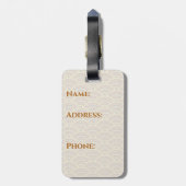 Tijd Bagage Label (Achterkant verticaal)