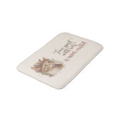 Tijd besteed met ontwerp van Waterverf van kattenk Badmat (Gekanteld)