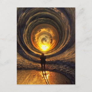 Tijd beweegt in golven BRIEFKAARTEN