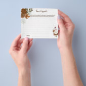 Tijd Capsule Advice Boho Autumn Vrijgezellenfeest  Flyer (Hand)