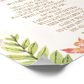 Tijd Capsule Fairy Enchanted Forest 1st Birthday Poster (Hoek)