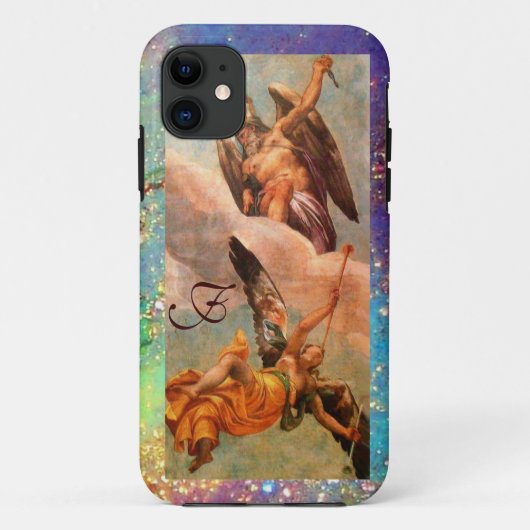 TIJD EN FAME-BEWUSTE MONOGRAM Case-Mate iPhone CASE (Achterkant)