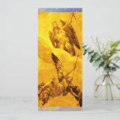 TIJD EN FAME, geel Aankondiging (Staand voorkant)