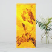 TIJD EN FAME, geel Aankondiging (Staand voorkant)