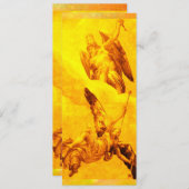 TIJD EN FAME, geel Aankondiging (Voorkant / Achterkant)