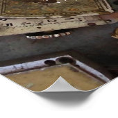 Tijd en getij wachten op offerte van geen Man Poster (Hoek)