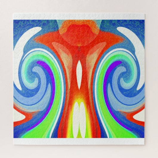 Tijd- en getijdenkunst legpuzzel (Verticaal)