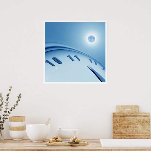 Tijd en ruimte poster (Keuken)