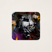 Tijd en verbeelding vierkante visitekaartjes (Achterkant)