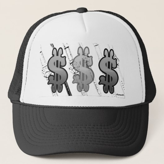 tijd & geld trucker pet (Voorkant)