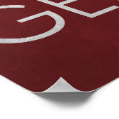 Tijd heren, alsjeblieft. Minimalistisch Poster (Hoek)