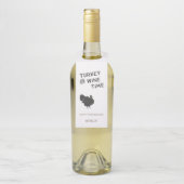 Tijd in Turkije en wijn | THANKSGIVING | Friendsgi Flessenhanger (Op fles)