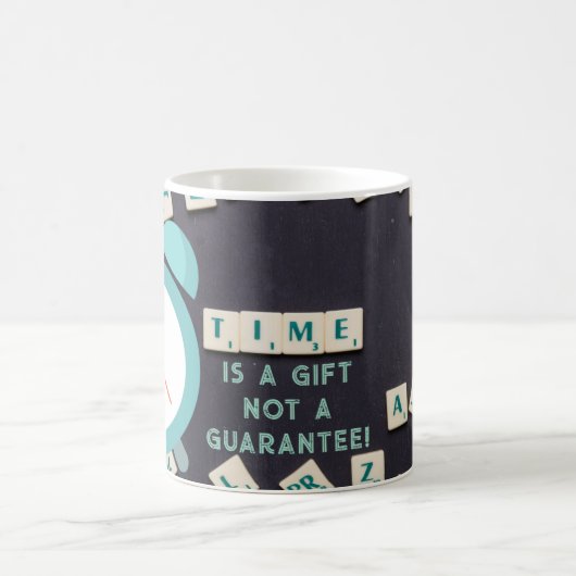 Tijd is een geschenk - Mok (Center)