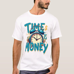 Tijd is geld: het T-shirt met de klok mee