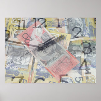 Tijd is geld poster