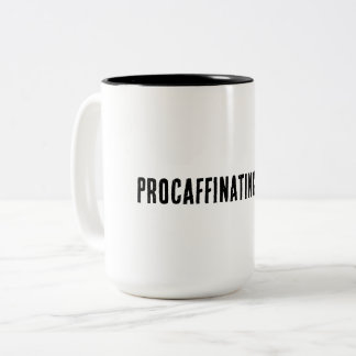 Tijd is koffie tweekleurige koffiemok