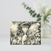  tijd is kostbaar briefkaart (Staand voorkant)