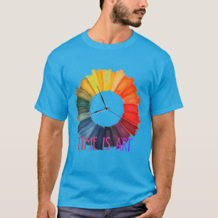 Tijd is Kunst – Stroom van Creatief Bestaan Concep T-shirt
