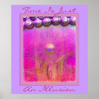 Tijd is slechts een illusie poster