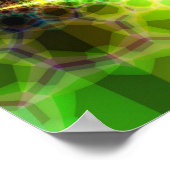 Tijd - Limoen en goudgroei Poster (Hoek)