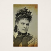 Tijd loopt af op visitekaartjes (Achterkant)