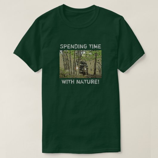 TIJD MET NATUUR T-SHIRT (Design voorkant)
