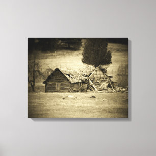 Tijd neemt het is Toll by djoneill Canvas Afdruk