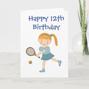 TIJD OM "12e" VERJAARDAG Kaart TE VIEREN