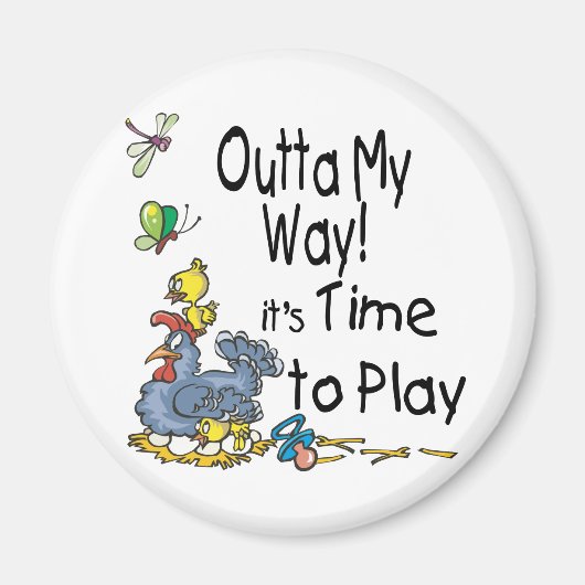 Tijd om af te spelen magneet (Voorkant)