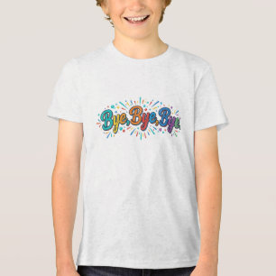 Tijd om afscheid te nemen. Retro Popcultuur T-Shir Tri-Blend Shirt