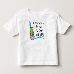 Tijd om Bad te krijgen Kinder Shirts